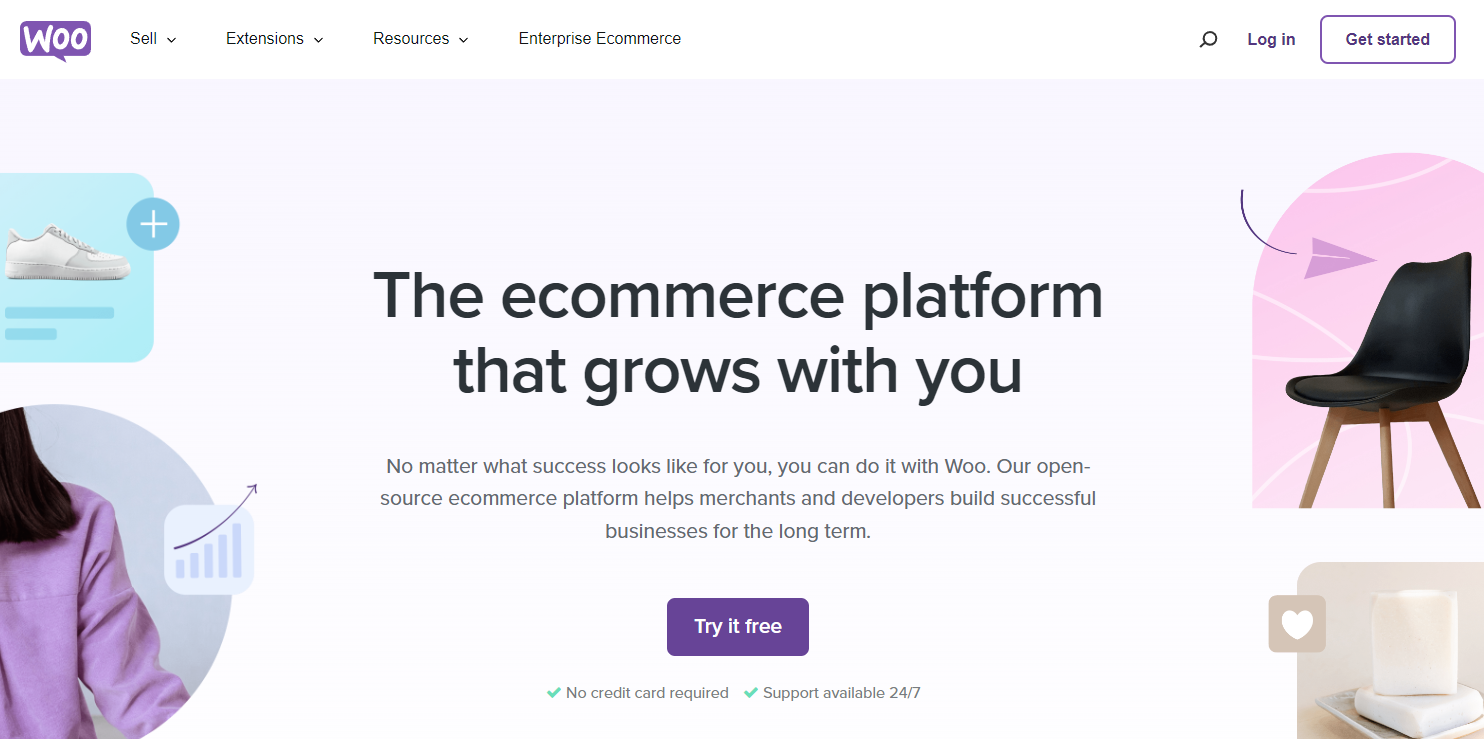 WooCommerce page screenshot
